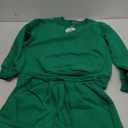 ANRABESS Women 2 Piece Outfits Sweat Shorts Sets 2025 Oversized Casual Lounge Matching Set Sweatsuit Tracksuit Fall Clothes, S, Green