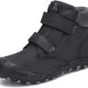 Mishansha Kids Hiking Boots Toddler Girls Boys Hiking Shoes Water-Resistant Anti-Collision Non-Slip Athletic Outdoor Trekking Boots (6 Big Kid, Black 24)