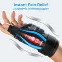 Thumb Brace Right/Left Hand, Thumb Spica Splint Hand Brace for Arthritis Pain and Support, Ergonomical Thumb Stabilizer for Trigger Thumb, CMC, De Quervains Tenosynovitis Pain Relief(L/XL Blue)