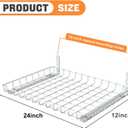 TORACK 2-Pack 12x24 inch Wall-Mounted Shelf, Garage Wall Shelves
