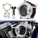 Motorcycle Air Filter Cleaner Intake Filter System Kit