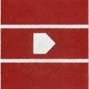 6 x 4 ft Baseball Hitting Mat with Non-Slip Rubber Backing, 2026 New Foldable Baseball Batting Mat, Base Ball Home Plate Mat, Durable Indoor/Outdoor Softball Hitting Mat Portable Batting Practice Mat