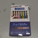 WRITECH Retractable Gel Ink Pens: Multi Colored 2 in 1 Colorful Click Pen Assorted Color 8ct Extra Fine Point Tip 0.5mm Journaling Smooth Writing Note Taking Coloring No Bleed & Smear Smudge