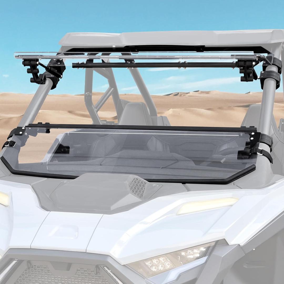 SAUTVS Flip Up Windshield for Polaris RZR PRO XP/PRO S 2025 2026