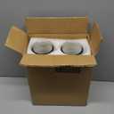 Set of 2 Glass Carafe with Lids, 1 Liter Water Pitcher Carafe for Mimosa Bar, Brunch, Cold Water, Beverage, Wine, Iced Tea, Lemonade - 2 Wooden Chalkboard Tags Included