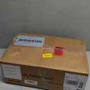 Bathroom Cabinet with 2 Doors, 7.3 x 9.8 x 40.4 Inches, Small Freestanding Storage Cabinet with Adjustable Shelf, Floor Cabinet for Small Spaces, Bathroom, Entrances, Kitchen, Black