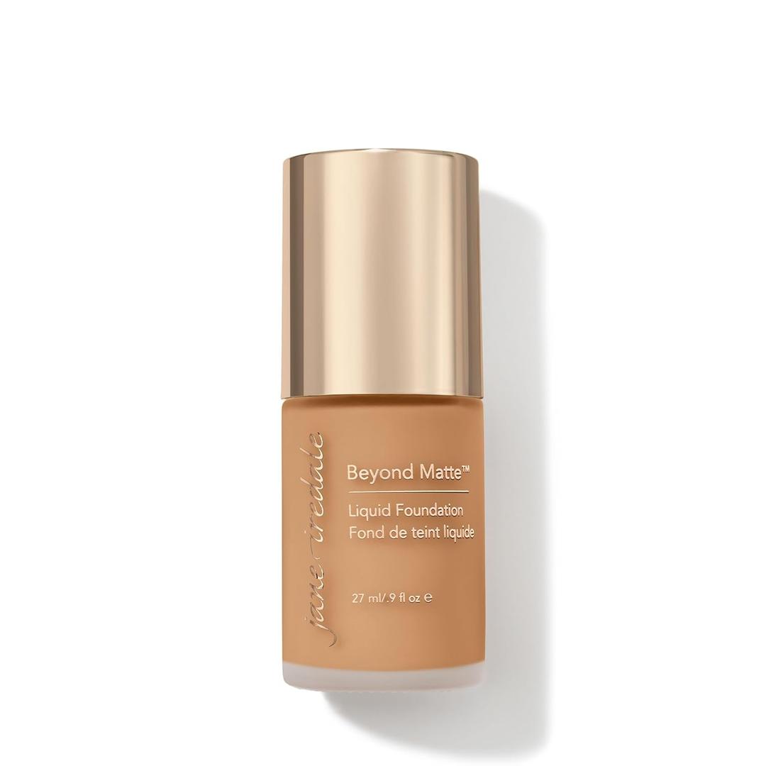 jane iredale Beyond Matte 3-in-1 Liquid Foundation Lightweight, Buildable Coverage with a Semi Matte Finish Vegan, Clean & Cruelty-Free Makeup
