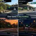 Heads up Display for Cars, Car HUD, GPS Speedometer,Head up Display for Car USB(5V) Plug & Play,Automatic Brightness Adjustment,Large Font Display,10Hz Refresh,High Precision Satellite Positioning
