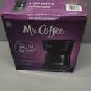 Mr. Coffee 5-Cup Mini Brew Switch Coffee Maker, Black
