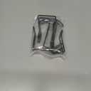 Oudain 4 Pack Wire Cubicle Hooks for Coat Wall Panel Over Cubicle Hanger Accessories for Office Partition Door Picture (Black)