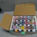 New brothread 80 Spools Polyester Embroidery Machine Thread Kit 500M (550Y) Each Spool - Colors Compatible with Janome and Robison-Anton Colors