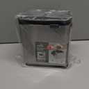 kathson Universal Cat Litter Scooper Holder, Stainless Steel Deep Cat Litter Shovel with Poop Sifting Holder, Portable Small Detachable Trash Can, Trash Container (Litter Scoop Not Included)