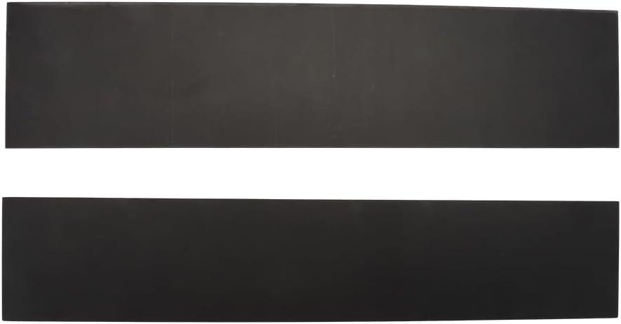Upgraded Adhesive Gloss Black Rear Sliding Window Trim for Chevy Silverado GMC Sierra 1500 2500 3500 2019-2025