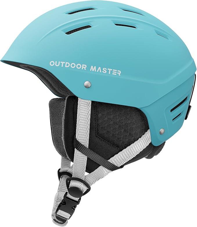 OutdoorMaster Kelvin II Ski Helmet - Snow Sport Helmet Snowboard Helmet for Men Women & Youth, Size 8