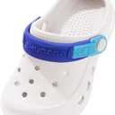 Toddler Clogs Boys Girls Kids Dinosaur Garden Shoes Slip on Sandals Slides Water Summer Shoes for Outdoor Beach Pool,PureWhite8-9 Toddler (White)