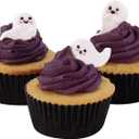 PME Halloween Edible Sugar Decorations - Friendly Ghosts (Set of 12)