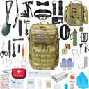 Survival First Aid Kit,99PCS Professional Survival Gear Large Hiking Backpack with Emergency Equipment Outdoor Adventure Accessories,Gift for Men Father