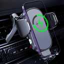 Wireless Car Charger, 15W Fast Charging Car Phone Mount | Auto-Clamping Air Vent Car Cell Phone Holder for iPhone 16/15/14/13/12/11 /X/XR/XS /8 Pro Max Mini Plus Samsung Galaxy Series