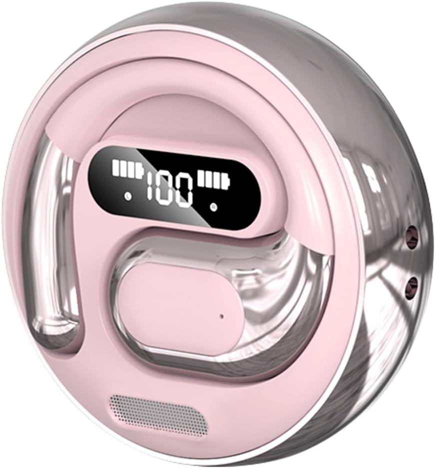 OWS AI Headphone for Multi-Language Translation, Bluetooth Earphone Support 144 Language Real-Time AI Translation, Wireless AI Earbuds Translator with App for Language Learning, Travel, Work (Pink)