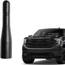 for GM Truck Short Antenna Fit for GMC Sierra and Chevy Silverado All Models | Black 3 inches Short Replacement Antennase | for Sierra Silverado Truck Antenna Accessories | Car Wash Safe