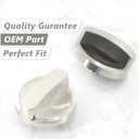 813396 Stove Knob Dial Gas Control Assembly Compatible with Wolf Cooktop Range Surface Burner Accessories (5PCS)