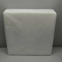  White Rectangle Outdoor Seat Cushion  Size 24x24x6 Inch (Without Cover)