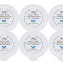 ddg Travel Size Cleansing Balm Makeup Remover for Sensitive Skin,Waterproof Makeup Removal,Travel-Friendly Facial Cleanser,Vegan Hydrating Formula,Individually Wrapped,6 acks
