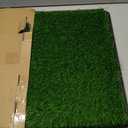 LOOBANI Dog Grass Pad with Tray - Dog Litter Box - Indoor Potty for Apartment and Patio Training - with 2 Packs Grass Pee Pads for Replacement, 2025 Inch