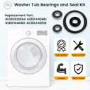 Front Load Washer Tub Bearings and Seal Kit Fit for LG & Kenmore Etc Replacement Part 4036ER2004A 4280FR4048L 4280FR4048E 4036ER4001B