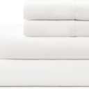 UGG Hedi Full Sheet Set 4-Piece Luxury Cooling Sheets Deep Pockets Premium Bedding with 2 Pillow Shams Hypoallergenic Machine Washable Soft Lightweight Bed Set for Bedroom, Full, White