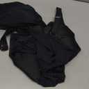 BMJL Women's Tummy Control Swimsuits Mesh Sexy One Piece Bathing Suits Slimming V Neck Swimwear, Size L