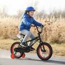 Kids BMX Bike 12 14 16 Inch for Boys Girls, Children's Bicycle with Training Wheels, Adjustable Seat and Steel Frame for Ages 2-7, Bicicleta para Niños, Multiple Colors