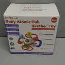 Baby Montessori Sensory Teething Toy - Safe, Multi-Functional BPA-Free Silicone Teether for Babies 0-12 Months - Teething Relief & Fun Play with Rattle - Perfect Baby Toys for Boys & Girls