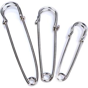 Large Safety Pins Assorted Clothes 60Pcs Heavy Duty 3 Sizes Pins for Crafts Brooch Making