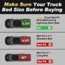 AOMSAZTO F150 Truck Bed Mat - 2015-2026 Ford F150 5.5 FT Bed Liner Custom Fit Cargo Mat F-150 Accessories All Weather Trunk Mat (Include F150 Lightning)
