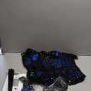 1920s Dresses for Women, Flapper Dress Lace Fan Feather Headband Sequins Beads Fringes 20s Accessories Vintage Mafia Costume (3X-Large, Blackblue)