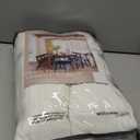 Beige White Linen Curtains 108 Inches Long 2 Panels Set for Living Room Neutral Boho Thick Linen Textured Pinch Pleated Memory Shape Light Filtering Ceiling Semi Sheer Window Curtain Hook Rings Ivory