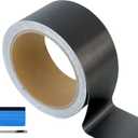 LZLRUN Free Tool Kit Black Satin Metallic Brushed Vinyl Tape for Black Out Chrome Delete Window Trim Door Trim (2Inches x 30Feet)
