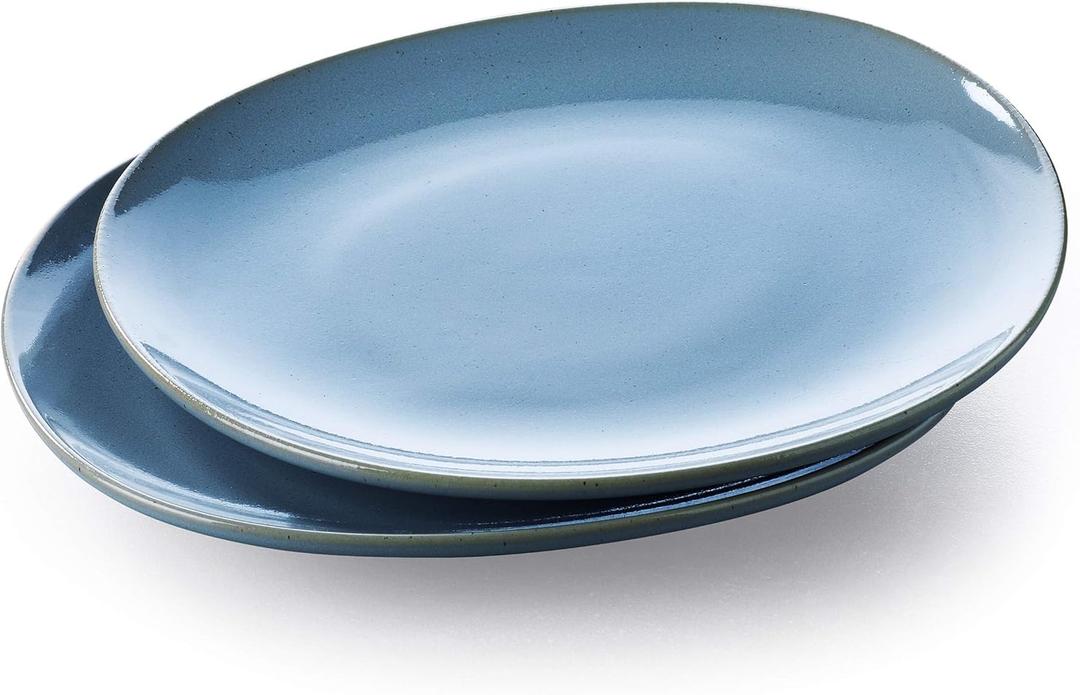 Glazed Stoneware Blue 11" Dinner Plate Glazed Stoneware Blue 11" Dinner Plate