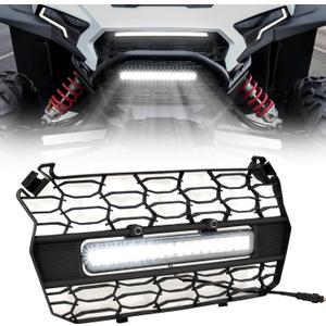 Front Mesh Grill with Light for Polaris RZR XP XP4 1000 2024-2025