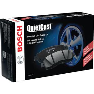 BOSCH BC1630 QuietCast Premium Ceramic Disc Brake Pad Set - Compatible with Select Mercedes-Benz CLA45, GL350, GL450, GL550, GLA45, GLE350, GLE400, GLS450, GLS550, ML350, ML550, SLK55 AMG + More; REAR