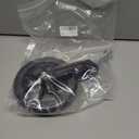 Wheelchair Accessories Caster Assembly with Aluminum Front Fork, Installing 6 Inch Solid Caster. Fit for Front Wheel Installation of Most Manual Wheelchairs and Children's Wheelchairs (Black 1 Ea)