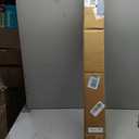 LazBlinds No Tools No Drill 1" Vinyl Mini Blinds, Cordless Blinds for Windows, Light Filtering Horizontal Window Blinds & Shades, 34" W x 72" H, White