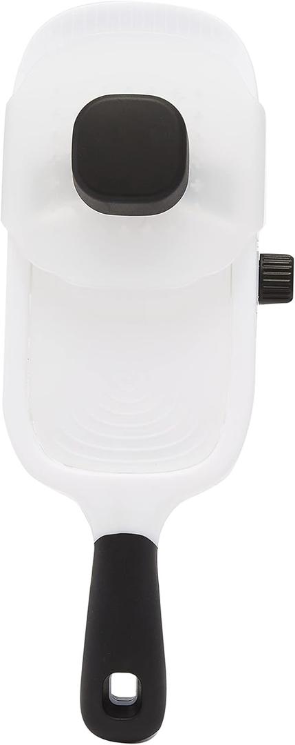 Amazon Basics Hand-held Mandoline Slicer, White, 11.3" X 4.5" X 2.5"