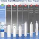 UKF8001 Water Filter Replacement for Kitchenaid, Whirlpool EDR4RXD1, Fiter 4, Fit Kitchen aid Refrigerator Krfc300ess01 wrx735sdhz00 wrx735sdhz01 UKF8001AXX-200, HDX FMM-2, 3 Filter SETFEEL