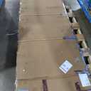 SMARTSTANDARD 5-Panel Frosted Glass Interior Door Slab, Slab Door for Pantry Pocket Laundry Bathroom French, Solid Core Pre-Assembled Panel Without Hardware, White