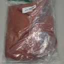 MYSKY HOME Boho Blackout Curtains for Bedroom 84 Inch Long Brick Red Curtains for Living Room Grommet Terracotta Window Drapes Privacy Protect Room Darkening Single Panel Curtain, 52 x 84 Inch