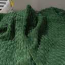 Kevin Textile Pack of 2 Corduroy Decorative Throw Pillow Covers 18x18 Inch Soft Boho Striped Pillow Covers Modern Farmhouse Home Decor for Sofa Living Room Couch Bed Dark Green