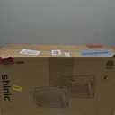 Shinic 2 Packs Electric Garage Heaters with Remote Control, 1500W/750W Ceiling Mounted Radiant Quartz Heater with Work Light, 90 Rotation, 5 Mode Settings, Electric Heater for Garage, Shop, Patio