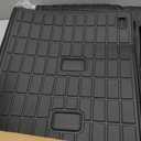 Floor Mats &Trunk Mat for 2020-2024 2025 Hyundai Palisade with Backrest Mat All Weather TPE Rubber Cargo Liner Back Seat Cover 3rd Row for 2024 Hyundai Palisade Accessories